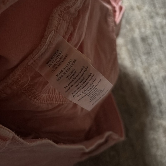 Faherty coral Jean Shorts Distressed Cut-Off Style - size 29 - great condition - Picture 5 of 6